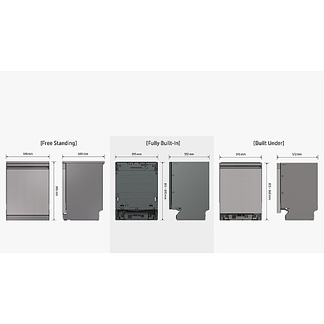 Samsung - DW60BG830I00EE Integrerad
