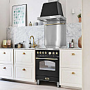 Lofra -  Induktionsspis Dolce Vita 60 cm 1 Ugn, Svart/Krom - Outlet