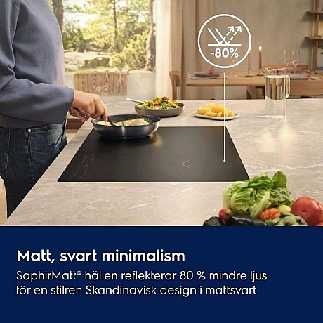 Electrolux - EH80KB7CSC - Induktionshäll 800 SenseBoil & Fry SaphirMatt