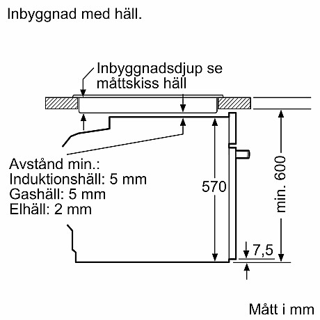 Bosch - HBG537FB4 - Serie 6, Svart med Air Fry-funktion - Outlet