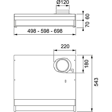 Franke - Spirit 1221B-10 60 RF - Outlet med mindre skönhetsfel