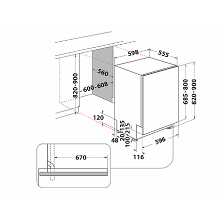 Whirlpool - WCIO 3T341 - Passar IKEA Metod