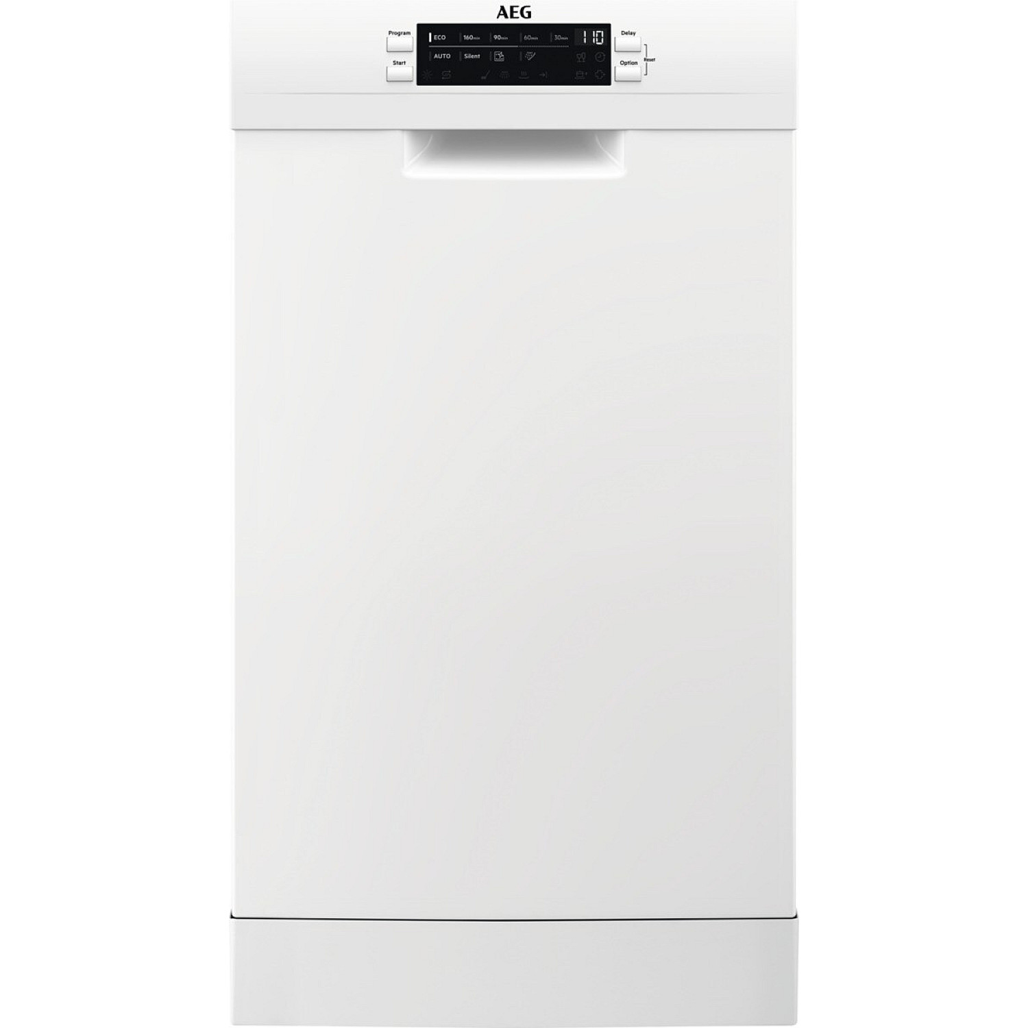Aeg 45 cm bred diskmaskin ffb62407zw satelliteclean quicklift extrahygiene