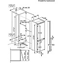 AEG - integrerad kyl/ frys - TSC7G181DS