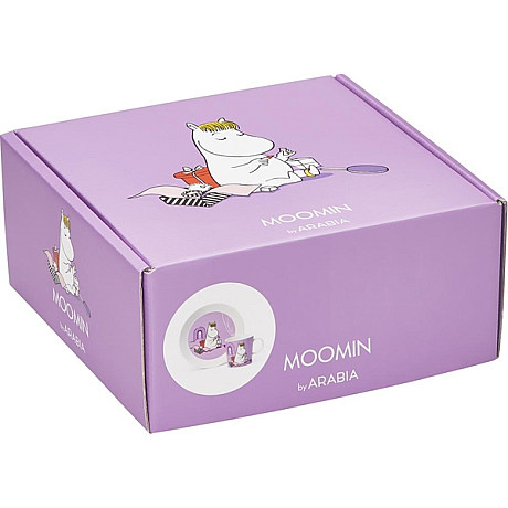 Arabia - Mumin Snorkfröken Lila 2-delar Set