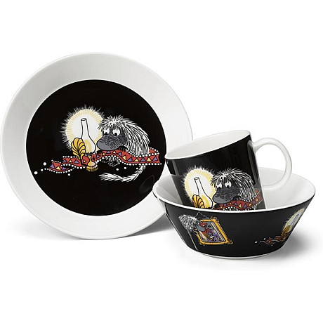 Arabia - Mumin Förfadern skål 15 cm, svart