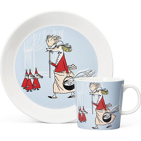 Arabia - Mumin Filifjonkan tallrik 19 cm, grå