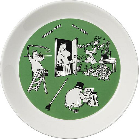 Arabia - Mumin Piirustus & Joulu tallriksset, 19 cm