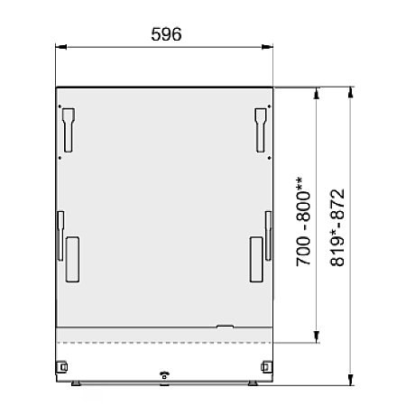 Asko - DSD545N - Integrerad, XL & Super Cleaning System