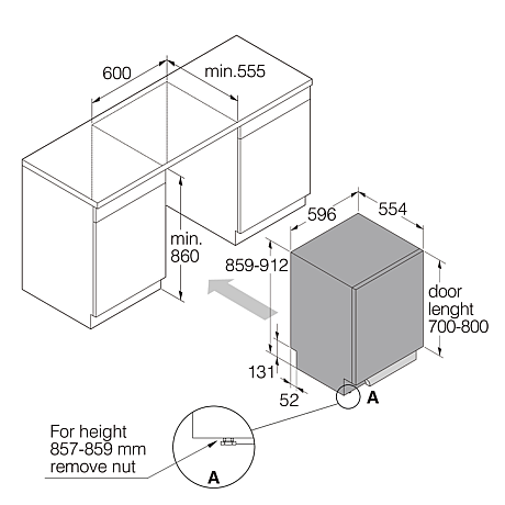 Asko - DWC6433FIXXL - Professionell diskmaskin