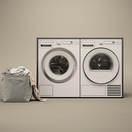 Asko - T108HW - Vit, Värmepump med WIFI & Skonsam torkning