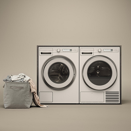 Asko - T309HCW - Vit, Värmepump med WIFI & Stor kapacitet