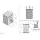 Asko - W1094W-T108HW - Vit med WIFI