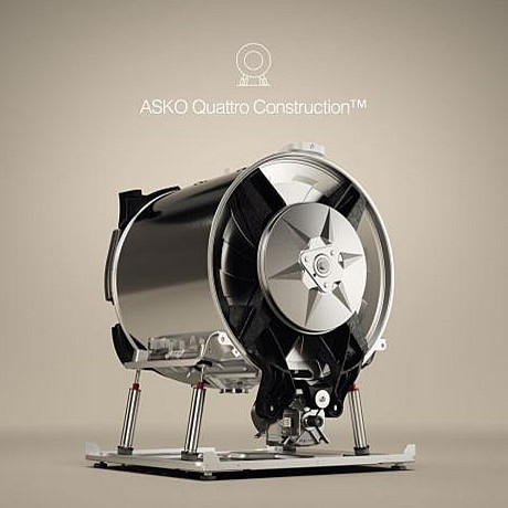 Asko - W3096CW - Vit, Ångfunktion & WIFI