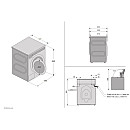 Asko - W3096CW-T309HCW, Vit med WIFI