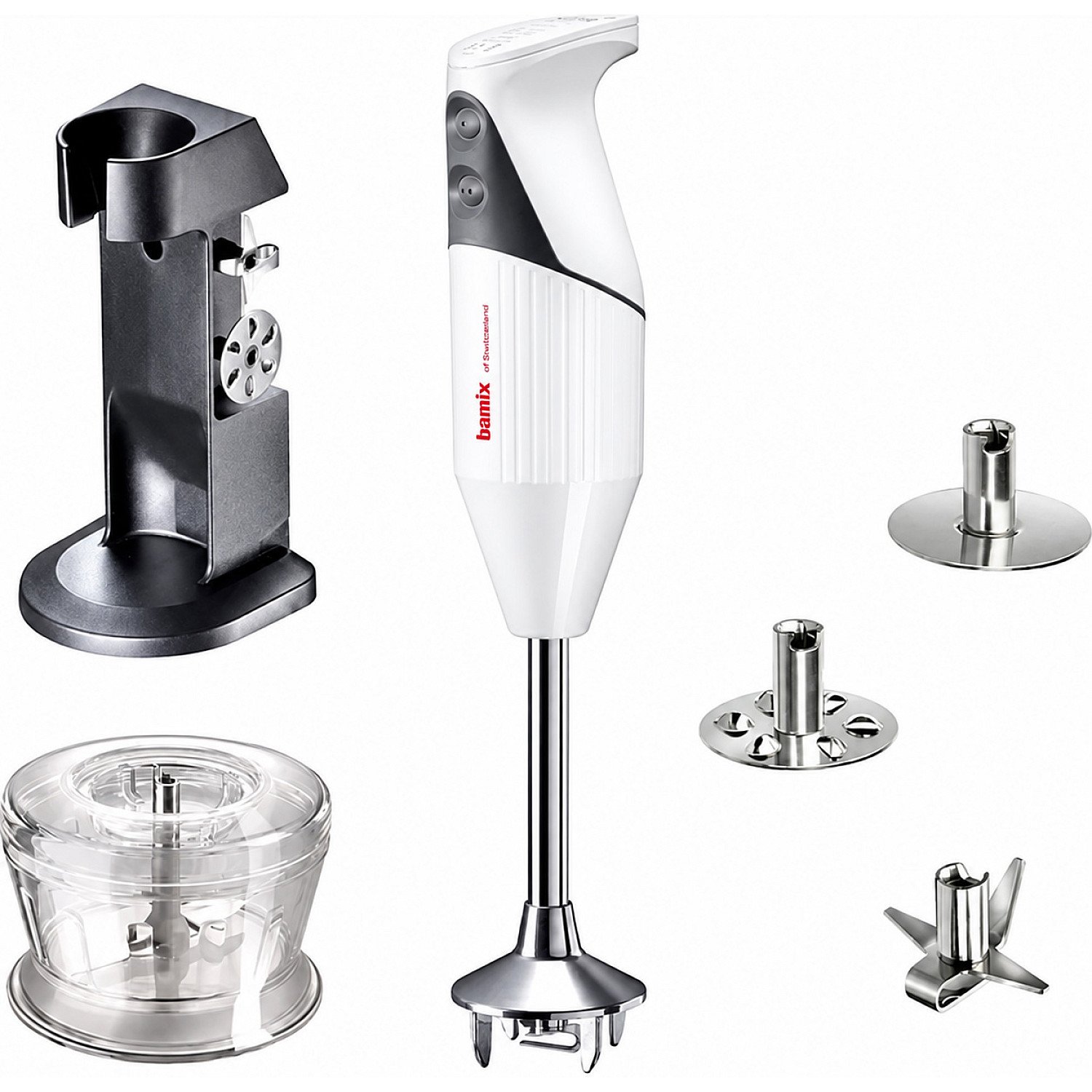 Bamix stavmixer deluxe m200, vit