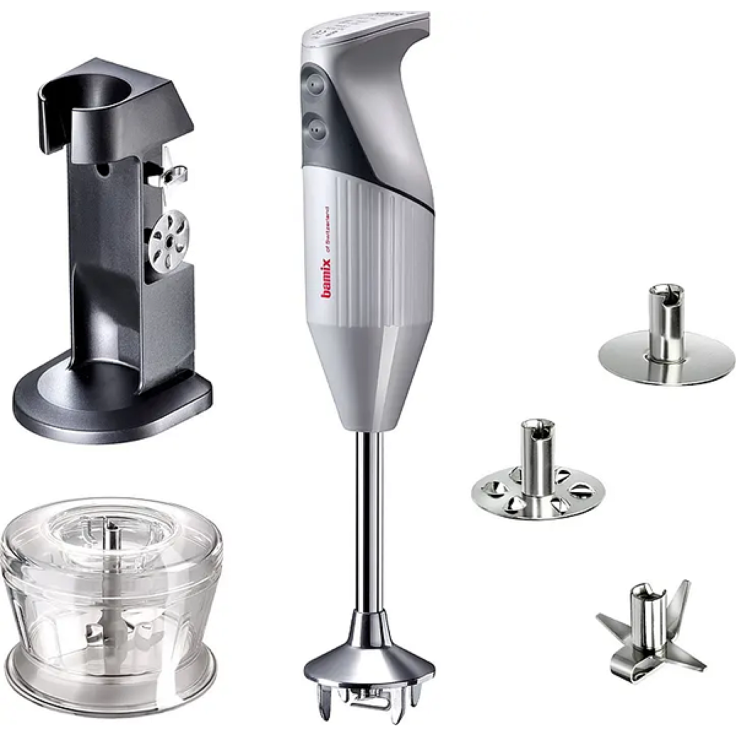 Bamix stavmixer deluxe m200, vit