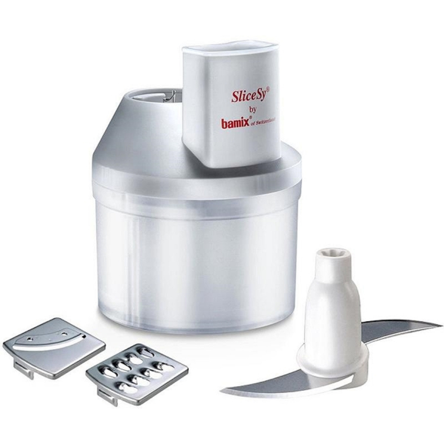 Bamix stavmixer slicesy stavmixertillbeh&ouml;r vit 150.050