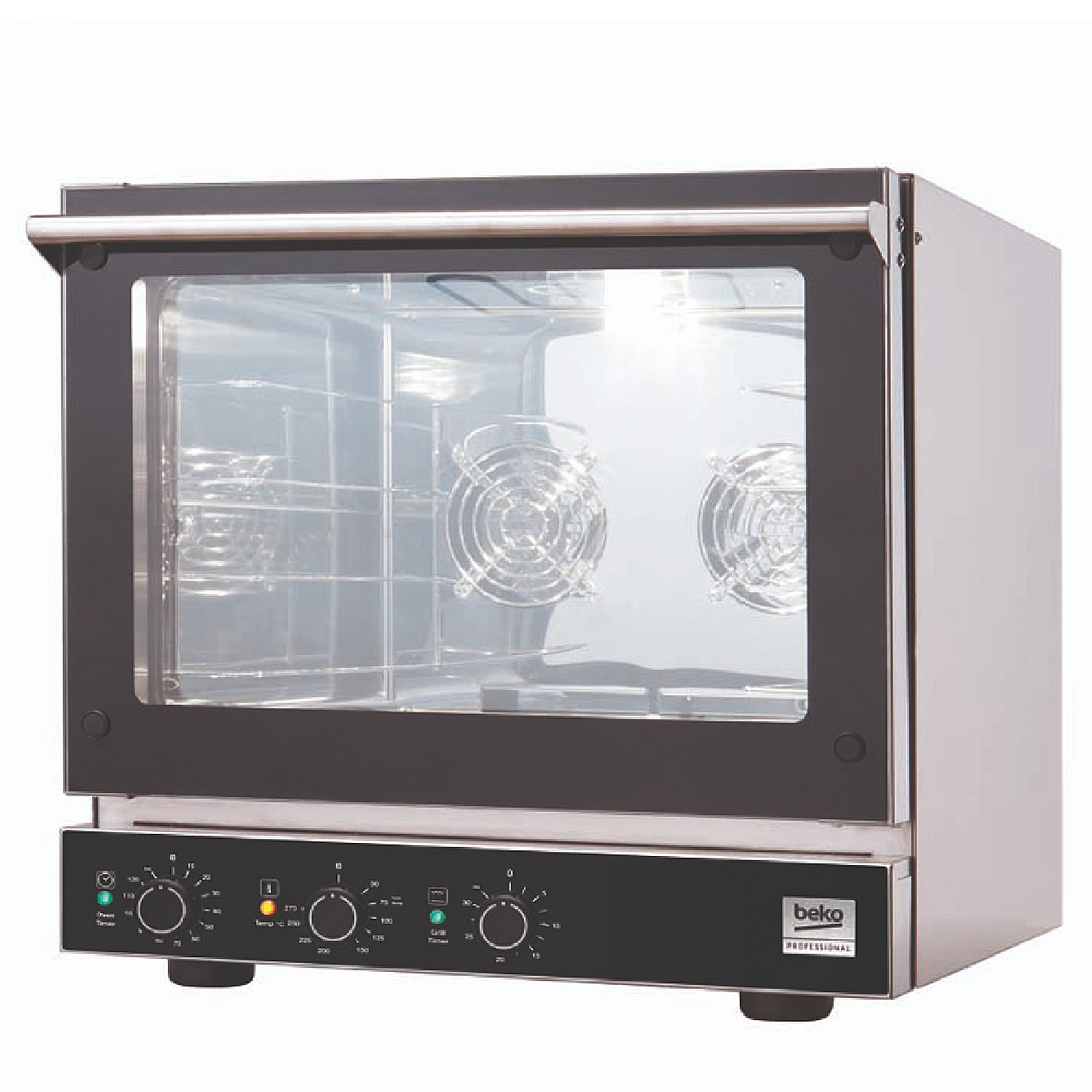 Beko varmluftsugn afo em4 bp . professionell ugn, med grill & varmluft