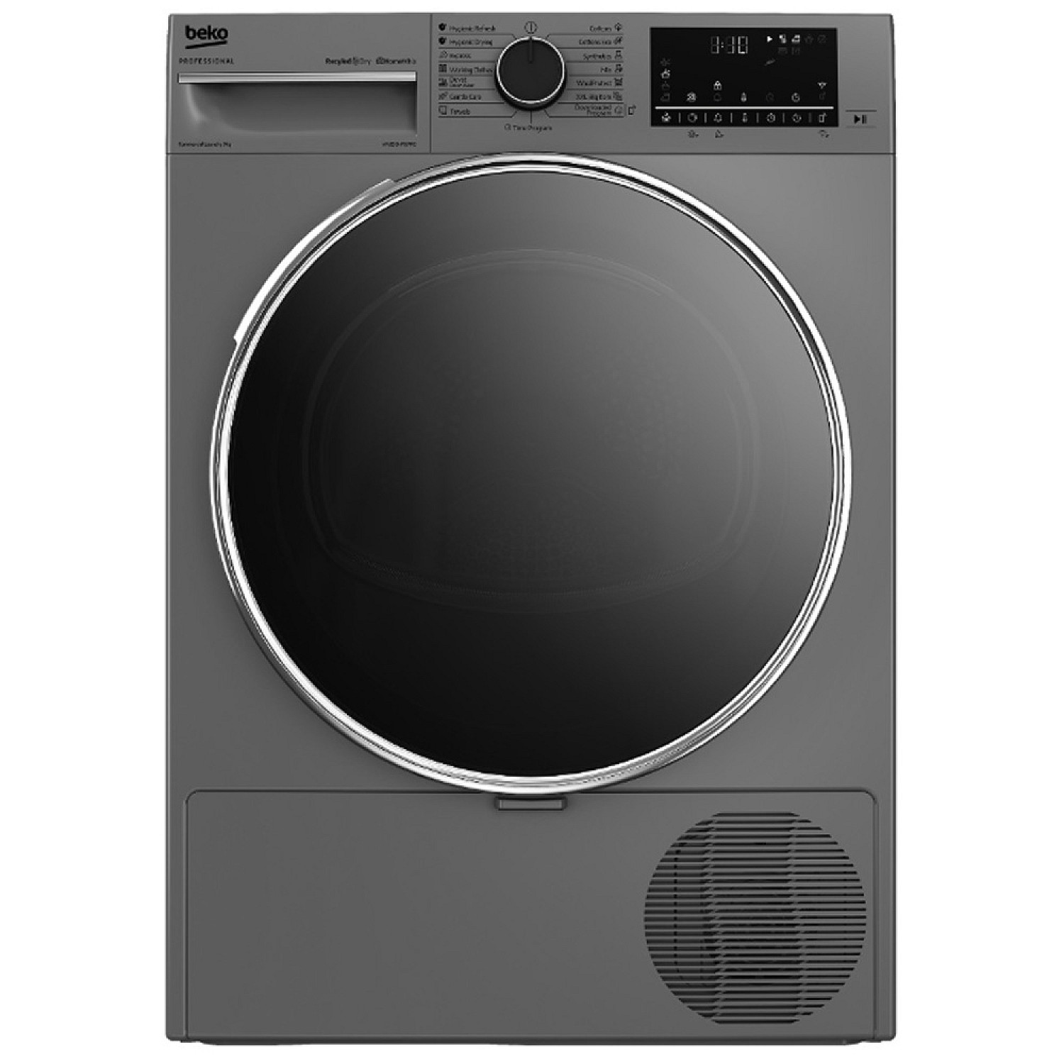 Beko professionell torktumlare awzb 9hps/pro - antracit, professional med wifi