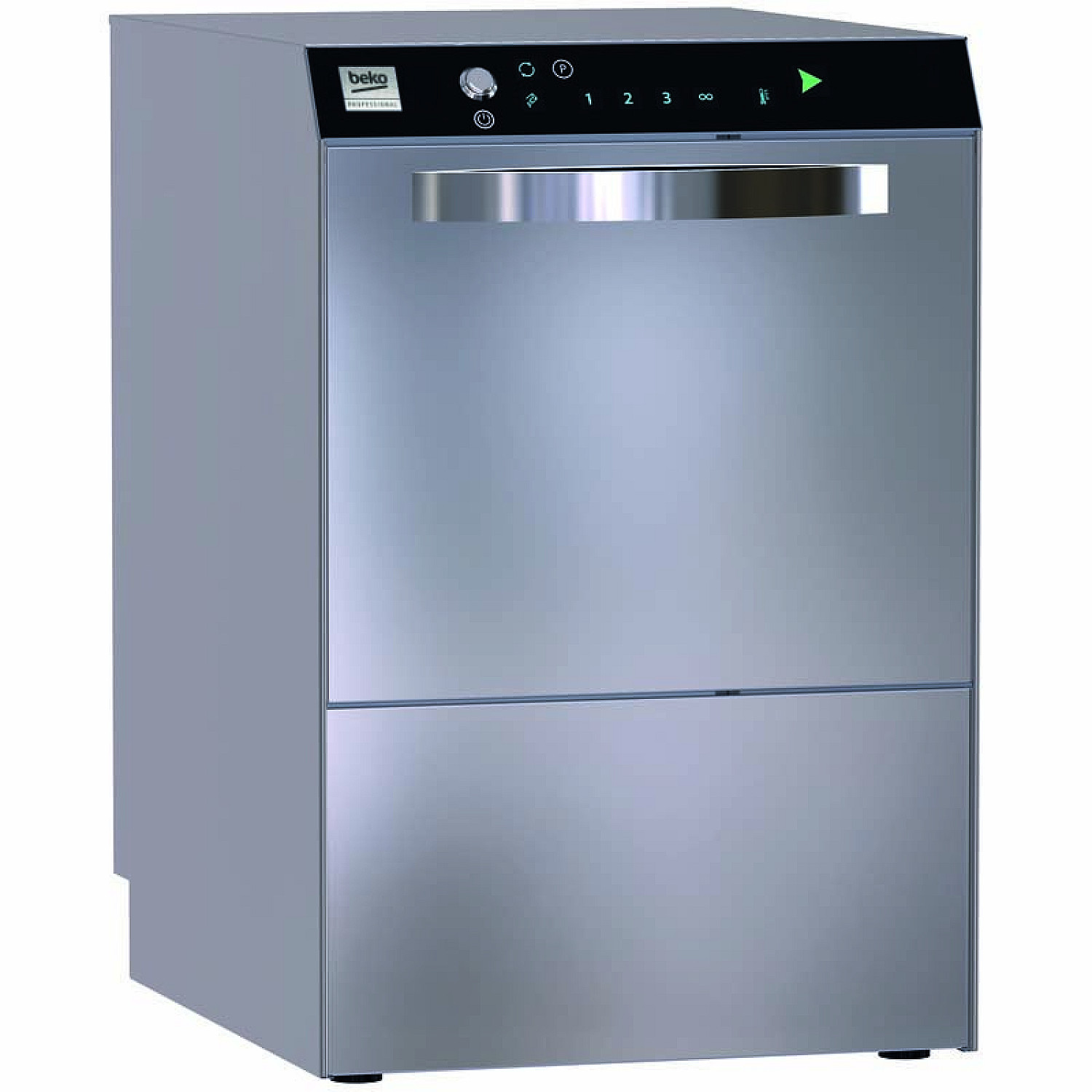 Beko frontdiskmaskin sdd 54us bp - professionell, rostfri