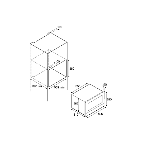 Bertazzoni - F383MODMWSGNE