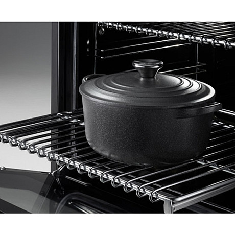 Bertazzoni - HER95I2ENEC, 120 cm, Svart, 2 ugnar, Heritage-serien