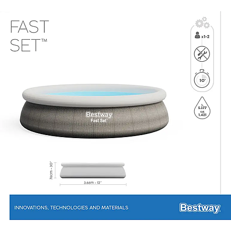 Bestway - Fast Set 366 x 76 cm
