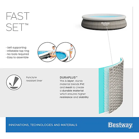 Bestway - Fast Set 366 x 76 cm