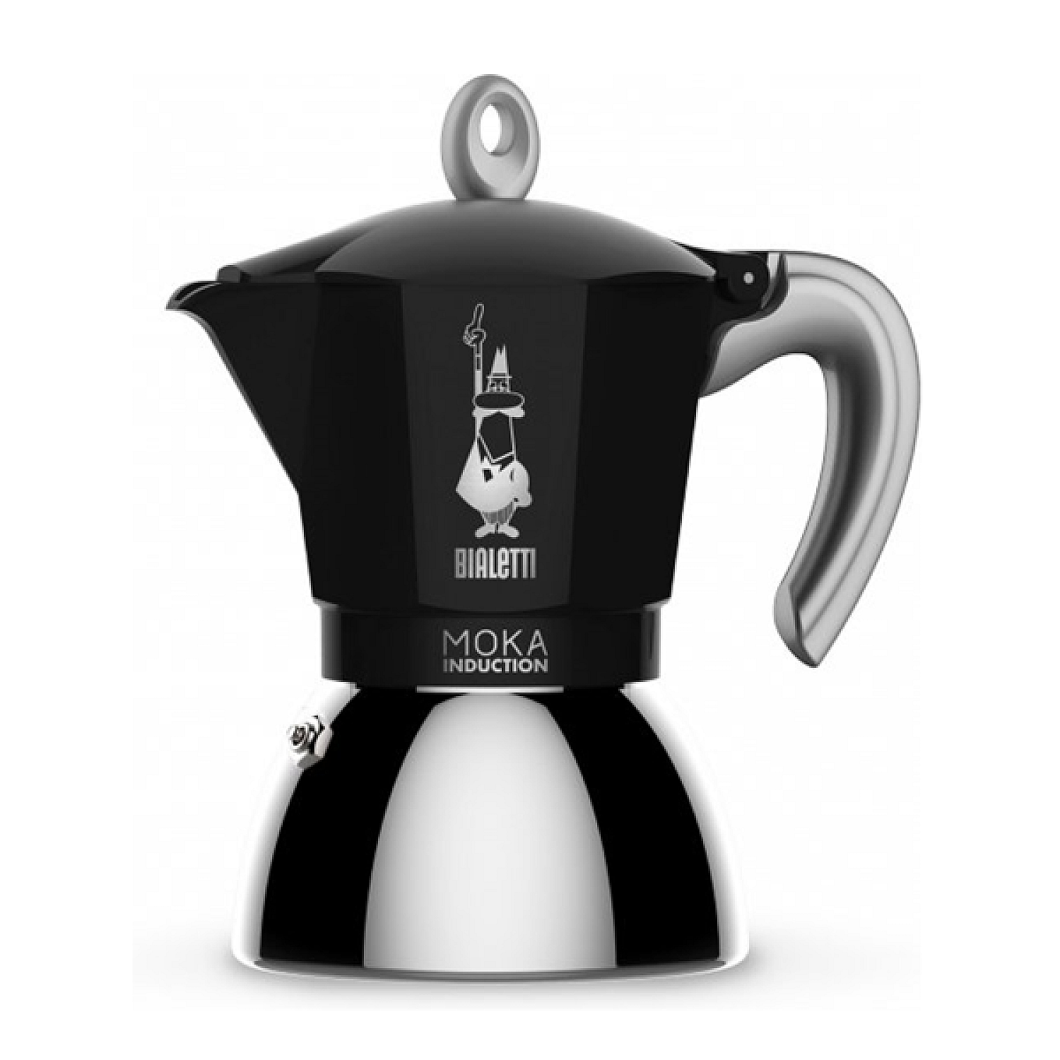 Bialetti mokabryggare moka induktion svart, 6 koppar