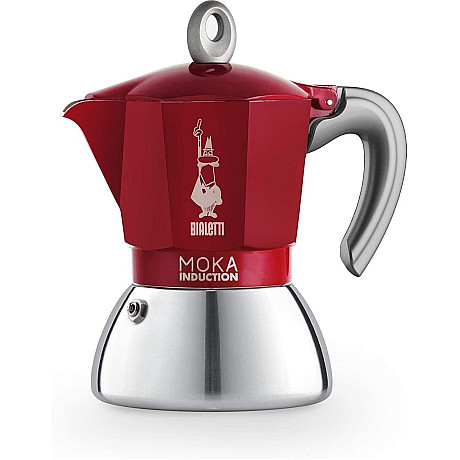 Bialetti - Moka induktionsgryta med 6 nötter, 6 koppar