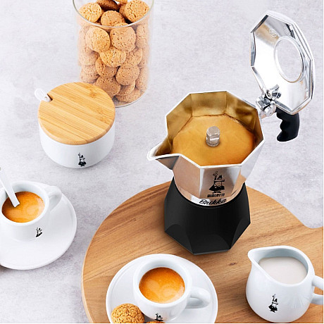 Bialetti - Brikka Nut Pot, 2 koppar