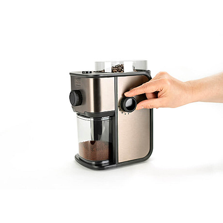 Black+Decker - ES9080020B Kaffekvarn 150W, Borstad stål