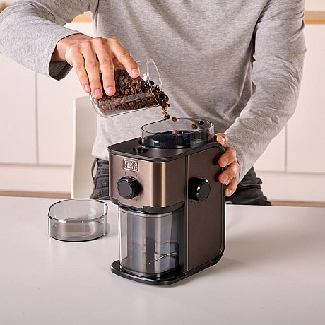 Black+Decker - ES9080020B Kaffekvarn 150W, Borstad stål