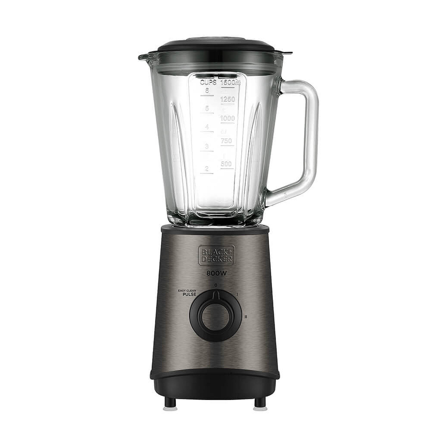 Black+decker mixer blender 1,5l 800w, borstat st&aring;l