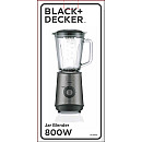 Black+Decker - ES9120020B Blender 1,5L 800W, Borstat stål
