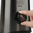 Black+Decker - ES9120020B Blender 1,5L 800W, Borstat stål