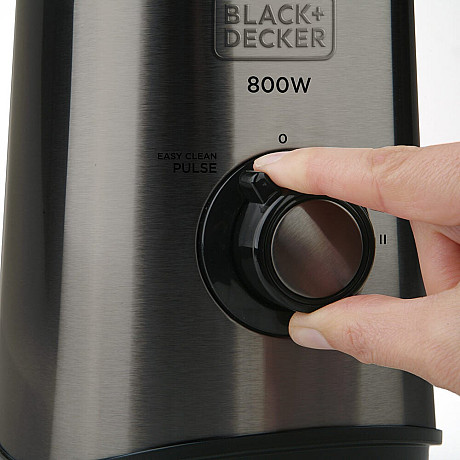 Black+Decker - ES9120020B Blender 1,5L 800W, Borstat stål