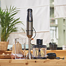 Black+Decker - ES9160140B Hand Blender Set 1200W Brushed
