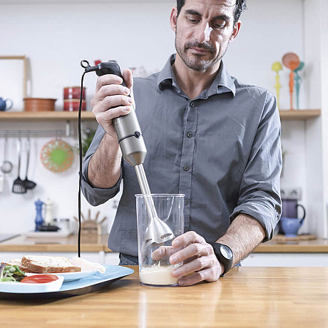 Black+Decker - ES9160140B Hand Blender Set 1200W Brushed