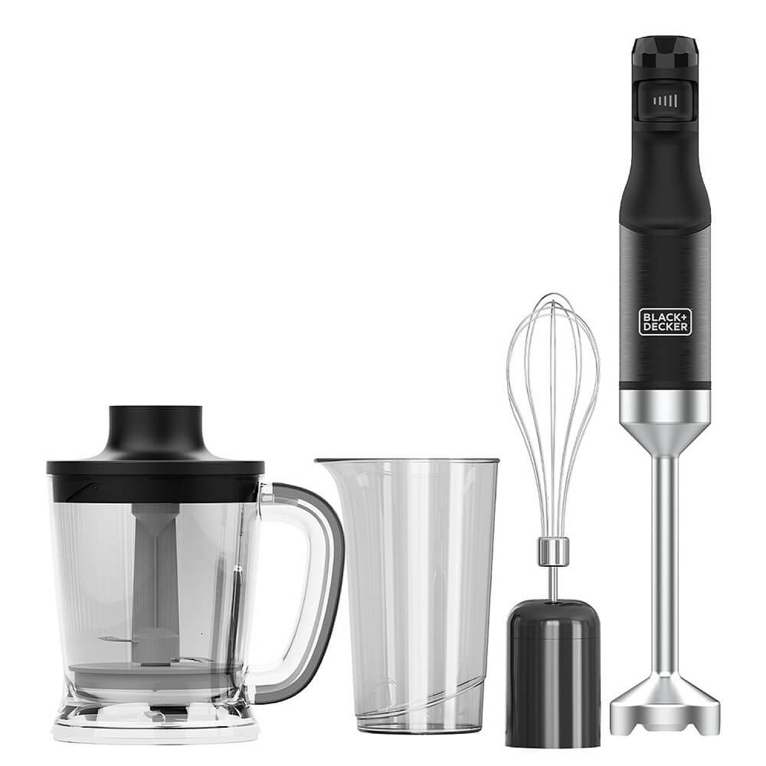 Black+decker stavmixer stavmixer 1500w med tillbeh&ouml;r, svart