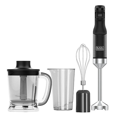 Black+Decker - ES9160170B Stavmixer 1500W med Tillbehör, Svart