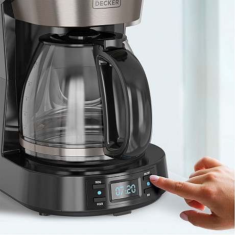 Black+Decker - ES9200120B Kaffebryggare LCD 12 Koppar