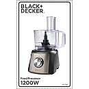 Black+Decker - ES9250050B Matberedare 1200W, Borstat stål