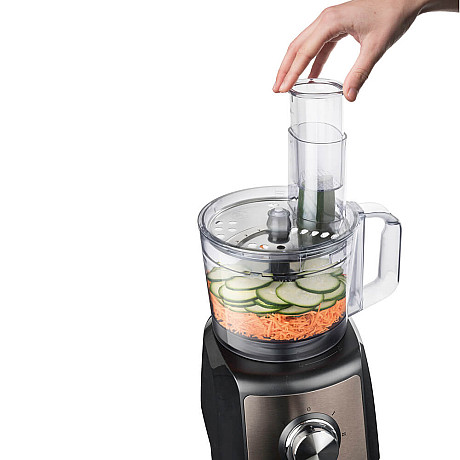 Black+Decker - ES9250050B Matberedare 1200W, Borstat stål