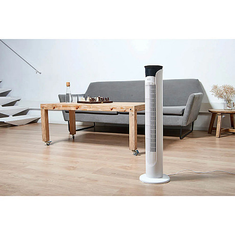 Black+Decker - Pelarfläkt Vit 81cm 45W