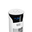 Black+Decker - Pelarfläkt Vit 102cm 45W