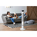 Black+Decker - Pelarfläkt Vit 102cm 45W