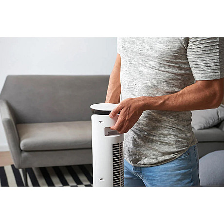 Black+Decker - Pelarfläkt Vit 102cm 45W