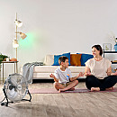 Black+Decker - Golvfläkt 3 Blad Svart 60W